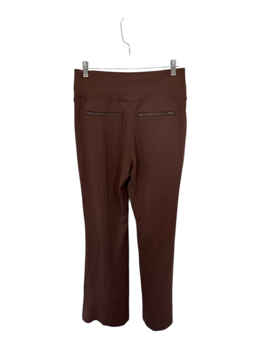 Athleta Size S Brown Nylon Blend Jogger Zip Pockets drawsstring Athletic Pants Brown / S