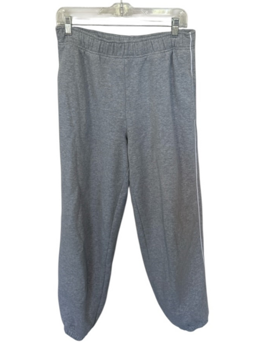 Athleta Size S Light Grey Cotton Blend Sinched Waist Side Pockets Athletic Pants Light Grey / S