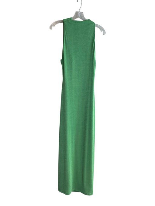 Significant Other Size 10 Green Polyester Round Neck Sleeveless Side Slit Dress Green / 10