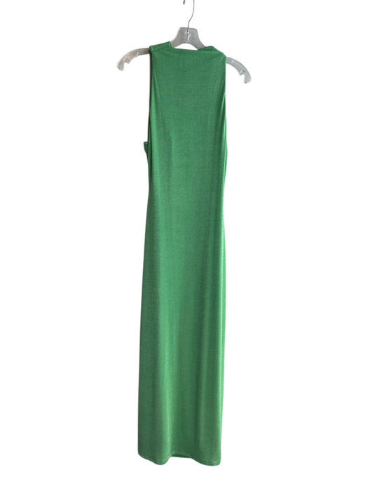 Significant Other Size 10 Green Polyester Round Neck Sleeveless Side Slit Dress Green / 10