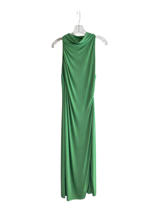Significant Other Size 10 Green Polyester Round Neck Sleeveless Side Slit Dress Green / 10