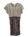 Beguile Byron Lars Size 4 Cream & Multi Polyester Lace Upper Slip Inc Dress Cream & Multi / 4