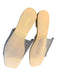 Cult Gaia Shoe Size 36 Clear & Tan PVC Leather Flats Square Toe Mules Clear & Tan / 36