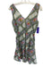 Playa Lucila Size Small Blue, Green, Pink Cotton Sleeveless Mixed Floral Dress Blue, Green, Pink / Small