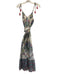 Alicia Bell Size XS Pink, Blue, Green Cotton Blend Tie Straps Floral Dress Pink, Blue, Green / XS