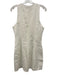 Nude Lucy Size Small White Linen Sleeveless Button Front Dress White / Small