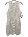 Nude Lucy Size Small White Linen Sleeveless Button Front Dress White / Small