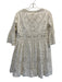 Spell Size Small White Cotton Blend Half Sleeve Floral Lace Gathered Dress White / Small
