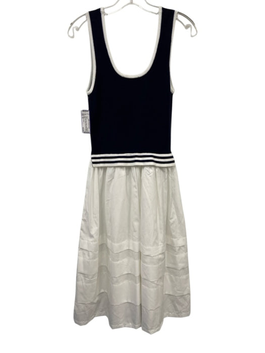 Fifteen Twenty Size XS Navy Blue & White Viscose Blend Sleeveless Striped Dress Navy Blue & White / XS