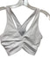 Alo Yoga Size XXS White Sleeveless Ruched Top White / XXS