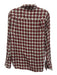 Birds of Paradis Size XS Red, Green, Black Cotton Long Sleeve Plaid Top Red, Green, Black / XS