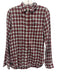 Birds of Paradis Size XS Red, Green, Black Cotton Long Sleeve Plaid Top Red, Green, Black / XS