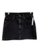Denim Forum Size 24 Faded Black Cotton Denim High Rise Faded Mini Skirt Faded Black / 24