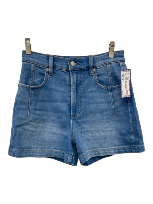 Pistola Size 24 Medium Wash Cotton Denim High Rise Darted pocket Shorts Medium Wash / 24