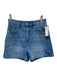 Pistola Size 24 Medium Wash Cotton Denim High Rise Darted pocket Shorts Medium Wash / 24
