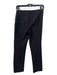 Vince Size M Black Cotton Blend Side Zip Straight Pants Black / M