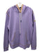 Moncler Size XL Lavender & Brown Cotton Drawstring Kangaroo Pocket Hoodie Lavender & Brown / XL