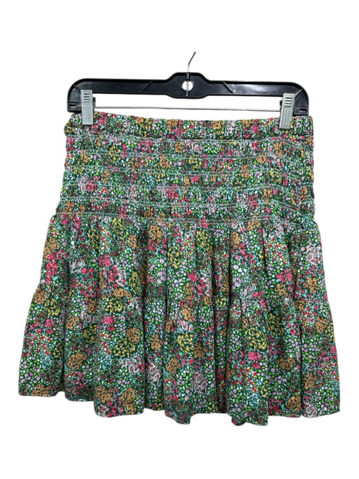 Cartolina Nantucket Size L Multicolor Viscose Smocked Skirt Multicolor / L