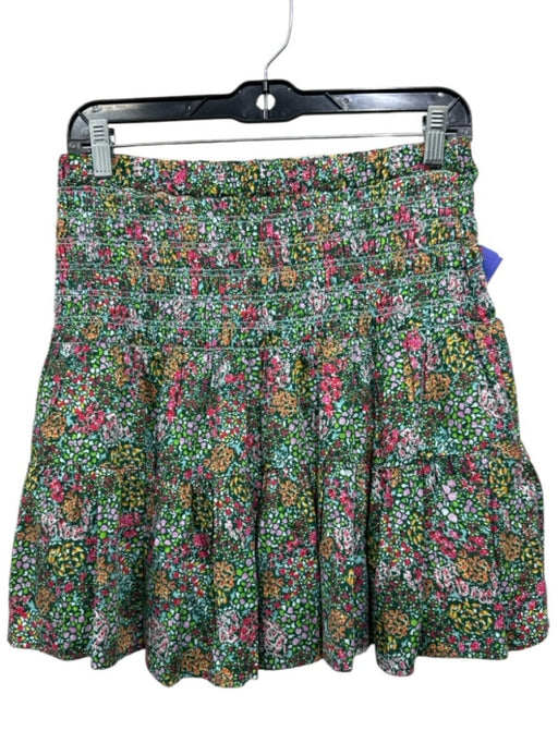 Cartolina Nantucket Size L Multicolor Viscose Smocked Skirt Multicolor / L