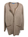 J Mclaughlin Size S/M Tan & brown Wool & Cashmere Long Sleeve Knit Cardigan Tan & brown / S/M