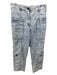 Proenza Schouler White Label Size 8 Light Wash Cotton Denim Elastic Waist Jeans Light Wash / 8