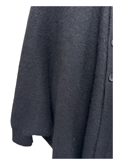 Junya Watanabe Size One Size Black Wool Blend Long Sleeve Button Front Cardigan Black / One Size