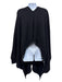 Junya Watanabe Size One Size Black Wool Blend Long Sleeve Button Front Cardigan Black / One Size