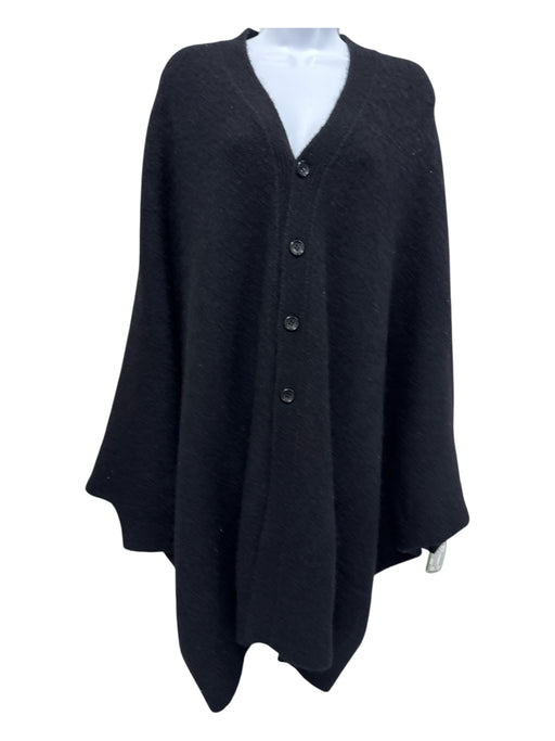 Junya Watanabe Size One Size Black Wool Blend Long Sleeve Button Front Cardigan Black / One Size