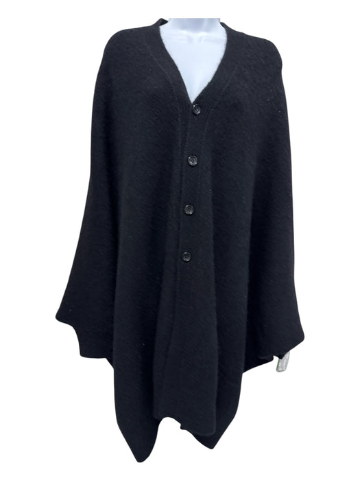 Junya Watanabe Size One Size Black Wool Blend Long Sleeve Button Front Cardigan Black / One Size