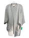 Kerisma Size One Size Taupe Beige Polyester Blend Long Sleeve Heathered Cardigan Taupe Beige / One Size