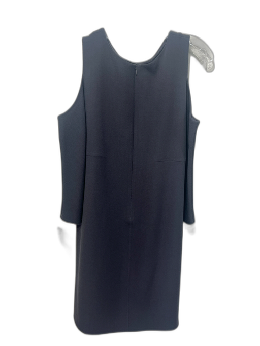Olivine Gabbro Size Est M Gray 3/4 Sleeve Cold Shoulder Round Neck Dress Gray / Est M