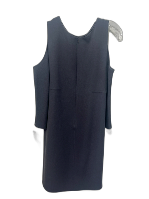 Olivine Gabbro Size Est M Gray 3/4 Sleeve Cold Shoulder Round Neck Dress Gray / Est M