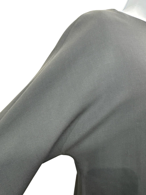 Olivine Gabbro Size S/M Gray asymmetric stitching Short Sleeve Mini Dress Gray / S/M