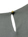 Olivine Gabbro Size S/M Gray asymmetric stitching Short Sleeve Mini Dress Gray / S/M
