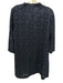 Tuckernuck Size S Navy Blue Cotton Eyelet Lace Tie Neck Coverup Dress Navy Blue / S