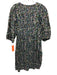 Trovata Birds of Paradis Size Medium navy blue & multi Cotton Micro Floral Dress navy blue & multi / Medium