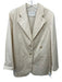 TELA Size Est M Beige Long Sleeve Two Button Welt Pocket Lapel Jacket Beige / Est M