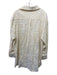 Agua Bendita Size M/L Cream Cotton Embroidered Tie Front Short Set Cream / M/L