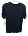 The Park Size L Navy Blue Circulose Recycled Material Short Sleeve Crew Neck Top Navy Blue / L