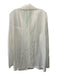 The Row Size Est L White No Fabric Tag Long Sleeve Semi Sheer Button Down Top White / Est L