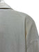 Encantadore Size S Cream White Linen & Rayon Long Cuff Sleeve Button Down Top Cream White / S