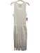 Kerri Rosenthal Size XL White Cotton & Elastane Sleeveless Rib Knit A Line Dress White / XL