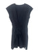 Derek Lam 10 Crosby Size 8 Navy Blue Cotton Cap Sleeve V Neck Mini Dress Navy Blue / 8