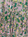 Miss June Paris Size M Pink, Green, Gold Viscose & Polyester Floral Print Dress Pink, Green, Gold / M