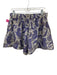 Zimmermann Size 2/M Blue, Beige, White Silk Elastic Drawstring Waist Shorts Blue, Beige, White / 2/M