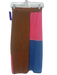 Mukzin Size S Brown, Pink, Multi Cellulose & Polyester Short Sleeve Skirt Set Brown, Pink, Multi / S