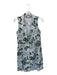 Tuckernuck Size S Blue & Green Cotton Blend Sleeveless Flowers Button Down Dress Blue & Green / S
