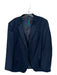 Saddlebred Navy Polyester Blend Stretch 2 Button Men's Blazer 44r