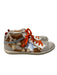 Golden Goose Shoe Size est 9  White Brown & Silver Orange Laces High Top Shoes White Brown & Silver / est 9