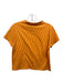 Fendi Size 40 Orange & Yellow Cotton Short Sleeve Monogram Top Orange & Yellow / 40